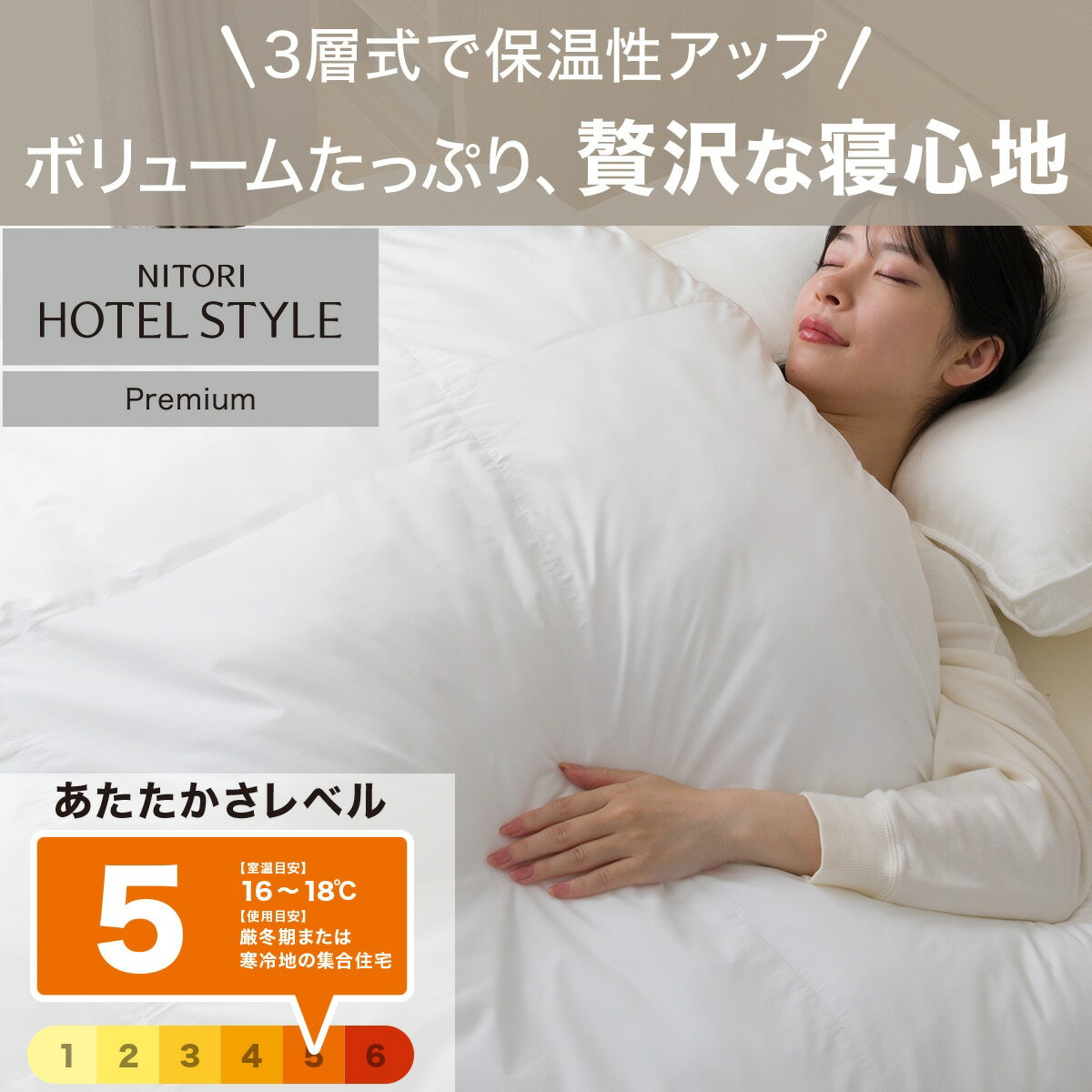 ホテルスタイル掛ふとん (Nホテル プレミアム K2516 )