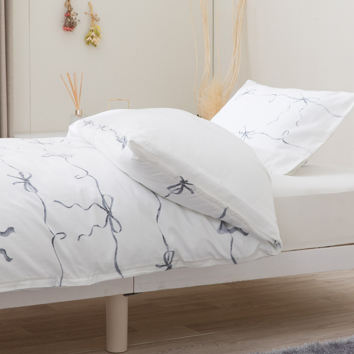 掛ふとんカバー シングル(リボン NG09) デコホーム