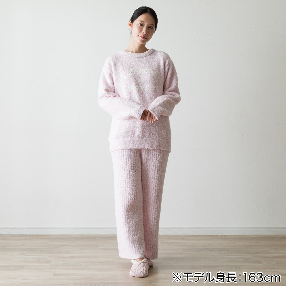 WOMENS ふわふわニットプルオーバー(パウダーニット nf F)　ニトリ