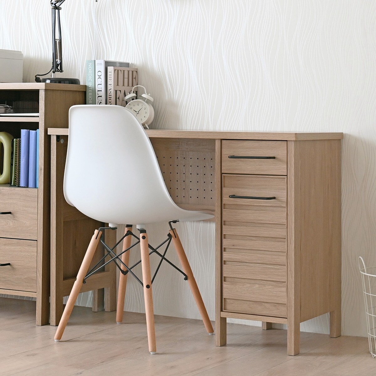 北欧スタイルのコンパクトデスク (幅100cm)【メーカー直送・】