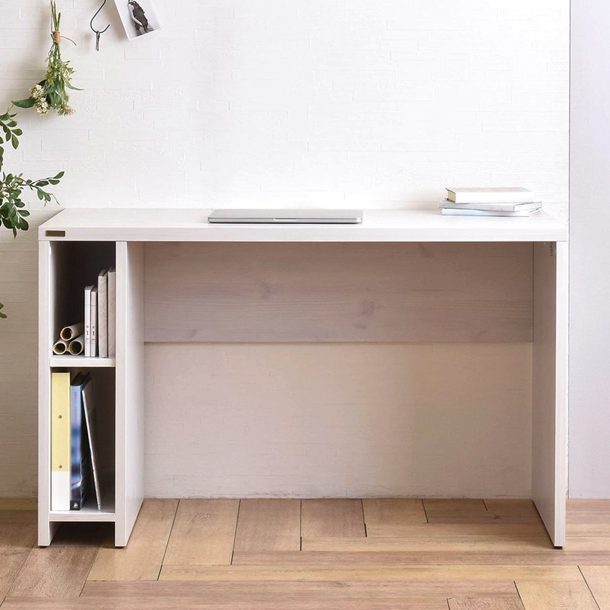 収納棚付きデスク(WW)  【・メーカー直送品】 【1年保証】