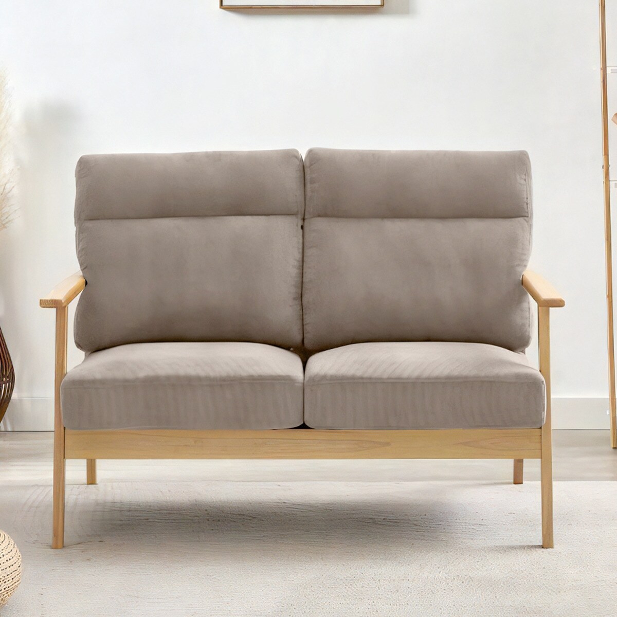 2人掛け 北欧風コーディロイソファ （AX-1820） 　メーカー直送・