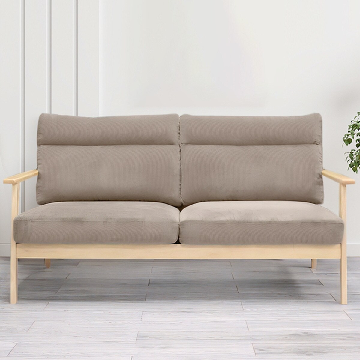 3人掛け 北欧風コーディロイソファ （AX-1820） 　メーカー直送・