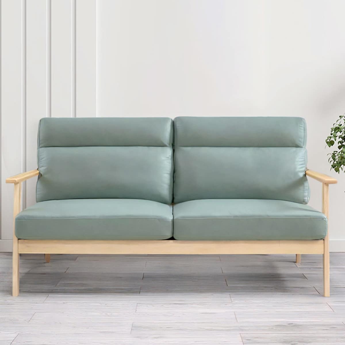 3人掛け 北欧風合成皮革ソファ （AX-1820） 　メーカー直送・