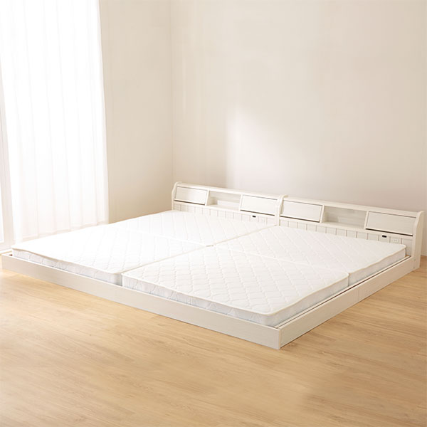 幅12.5cm フロアベッド用連結用金具 (レンケツカナグ) ベッド用品 ベッド用 フロアベッド 連結 スチール