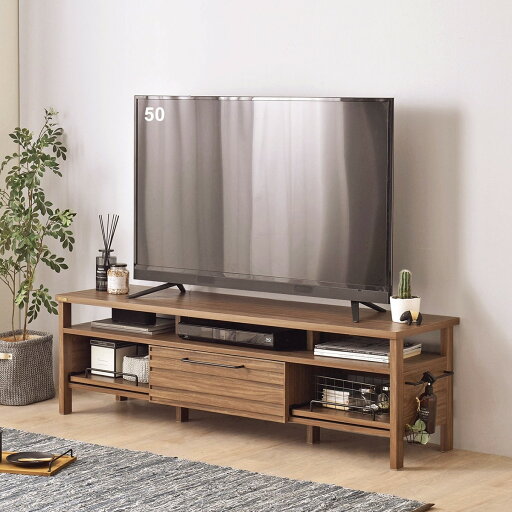 ニトリの北欧スタイルテレビ台(ローボード幅150cm BR)  【・メーカー直送品】 【1年保証】(テレビ台)