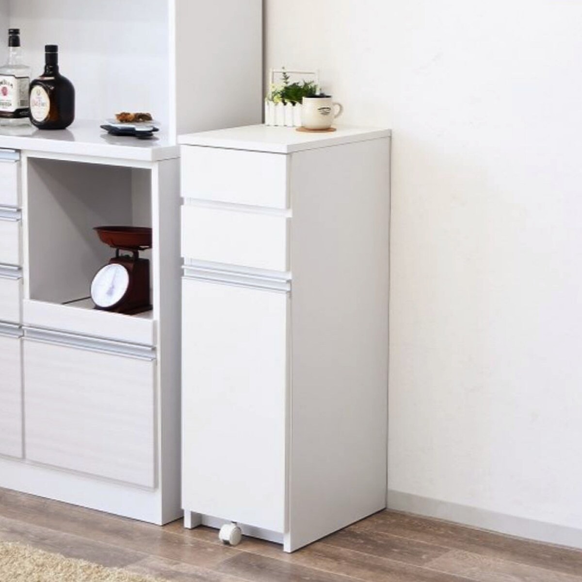 ダストボックス付きカウンター　　 【配送員設置商品】