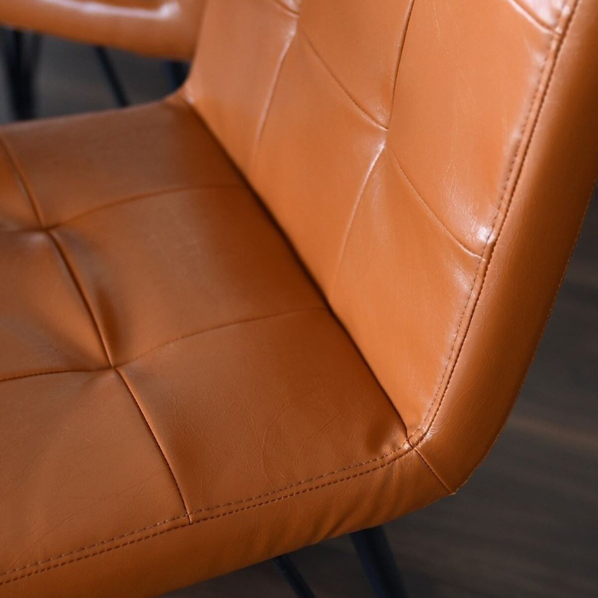 ヴィンテージ風ダイニングチェア　2脚セット　　メーカー直送・