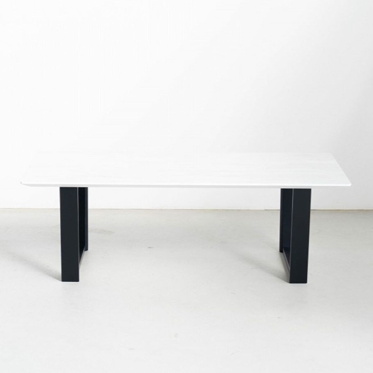 光沢のある大理石柄センターテーブル　　メーカー直送・