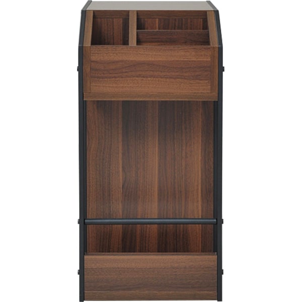 スチールと木目の組合せがポイント！北欧スタイルのサイドテーブル(BK)  【・メーカー直送品】 【1年保証】