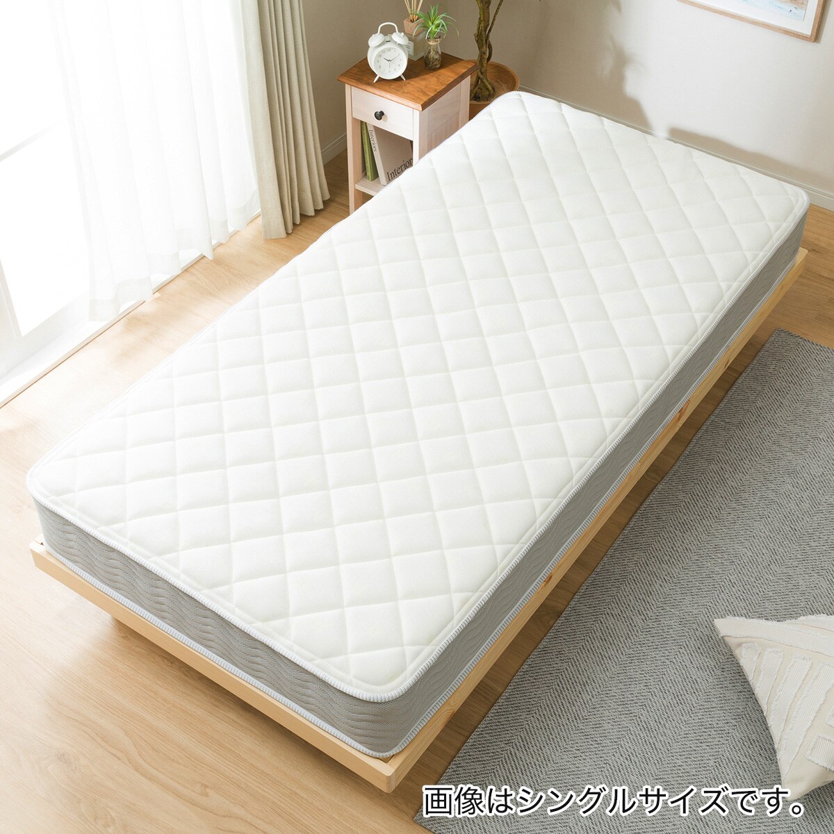 ダブル脚付きヘッドレスすのこベッドセット (SRN NA/RX05 ダブル脚付きヘッドレスすのこベッドセット (SRN NA/RX05