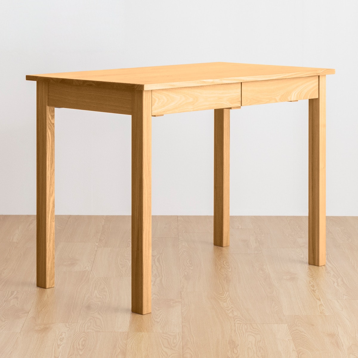 タモ材を使用した丈夫なデスク（幅95cm LB NA）  【・メーカー直送品】 【1年保証】