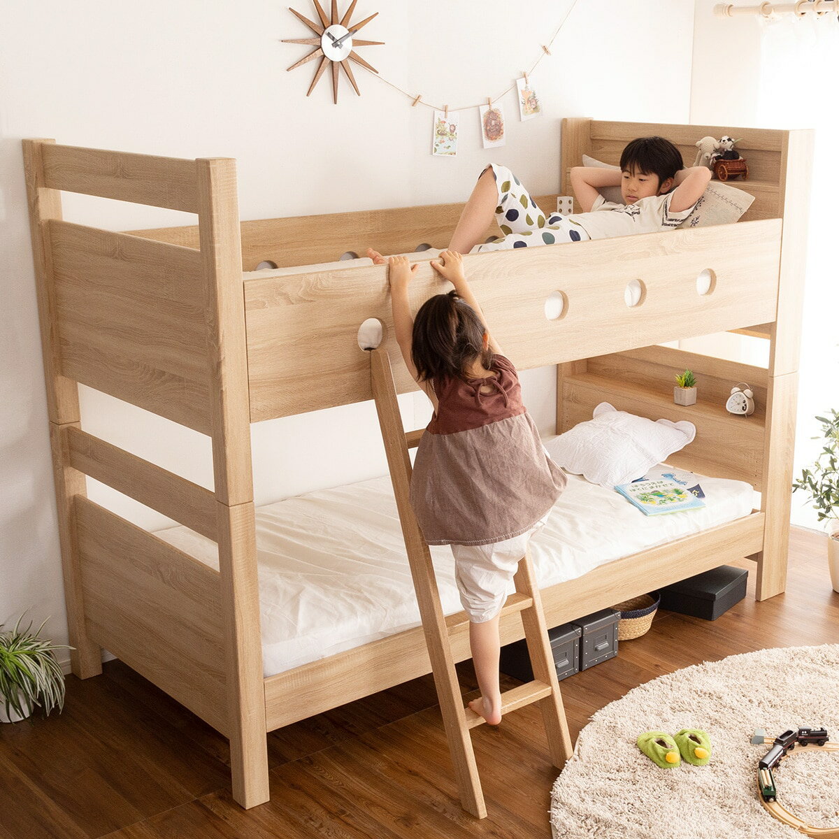 【組立＆配達可】ニトリ システムベッド チャオ3 子供部屋 2段ベッド 楽天市場】2段ベッド（ブランドニトリ・配送サービス組立対応可