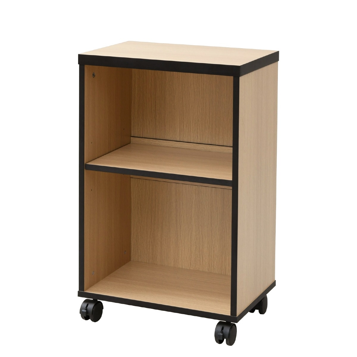 移動に便利なキャスター付きデスクワゴン(ナチュラル)  【・メーカー直送品】 【1年保証】