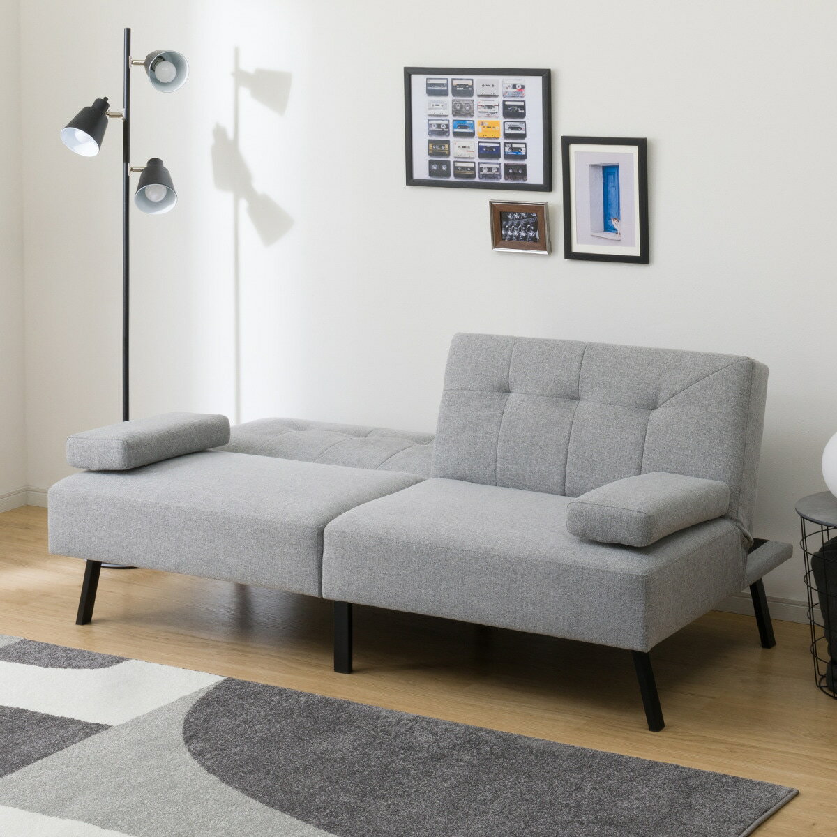 セパレートタイプソファベッド（GC232　GY）  【配送員設置商品】 【5年保証】