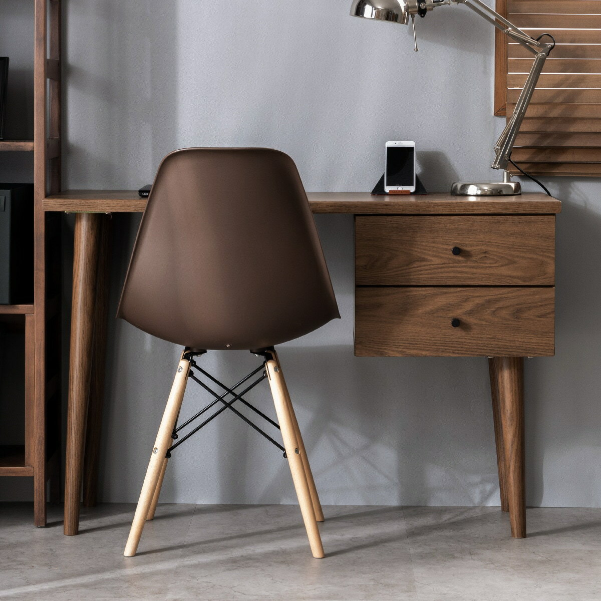 北欧調スリムデスク （奥行40cm SN WAL） 　メーカー直送・