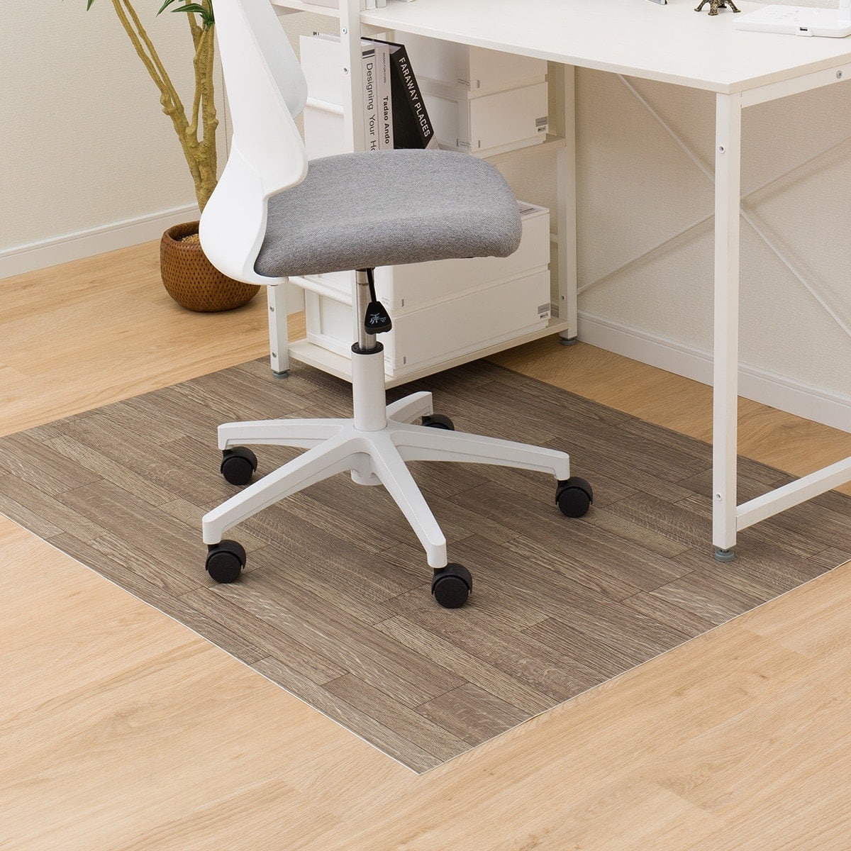 ニトリのチェアマット E-1044(100X130)【メーカー直送・】(ラグ・マット)