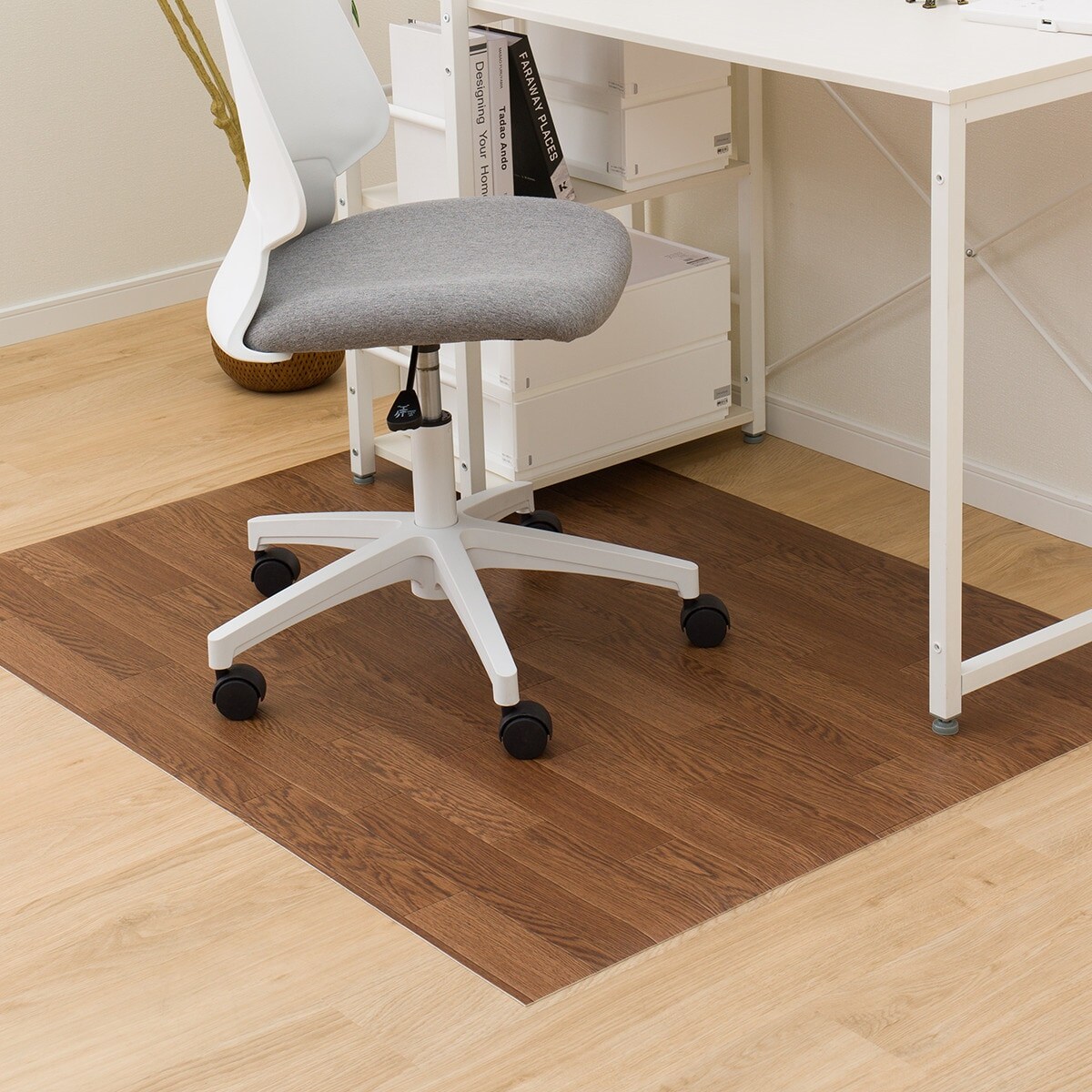 ニトリのチェアマット E-1032(100X130)【メーカー直送・】(ラグ・マット)