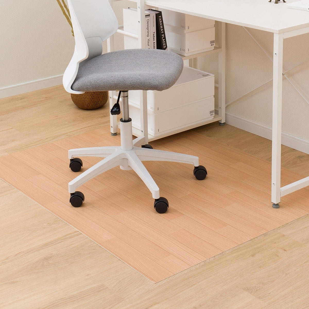 ニトリのチェアマット E-1041(100X130)【メーカー直送・】(ラグ・マット)