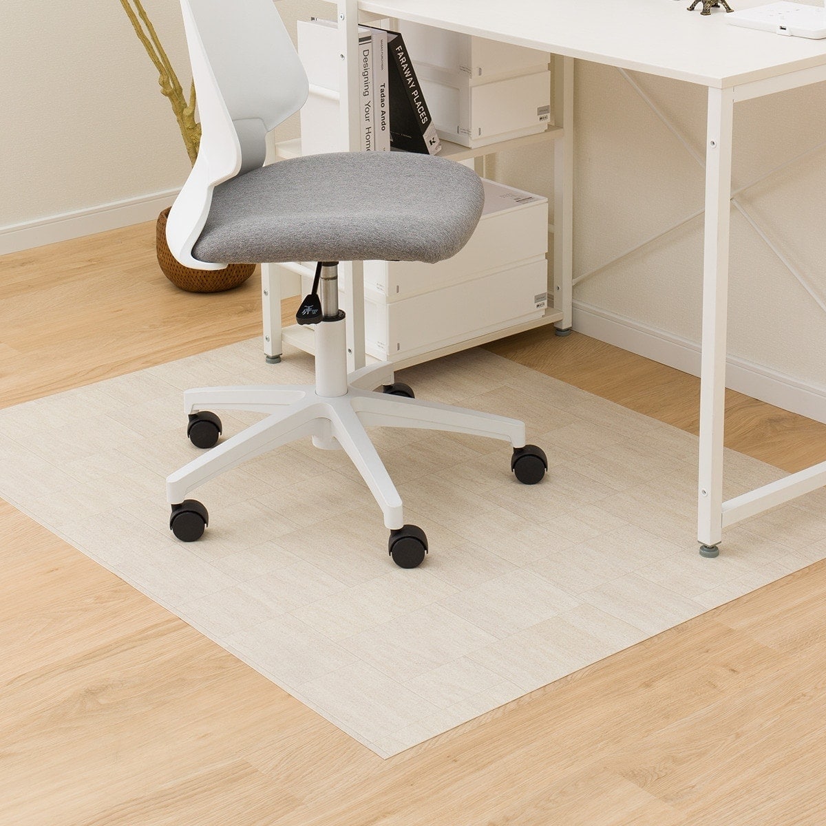 ニトリのチェアマット E-1061(100X130)【メーカー直送・】(ラグ・マット)