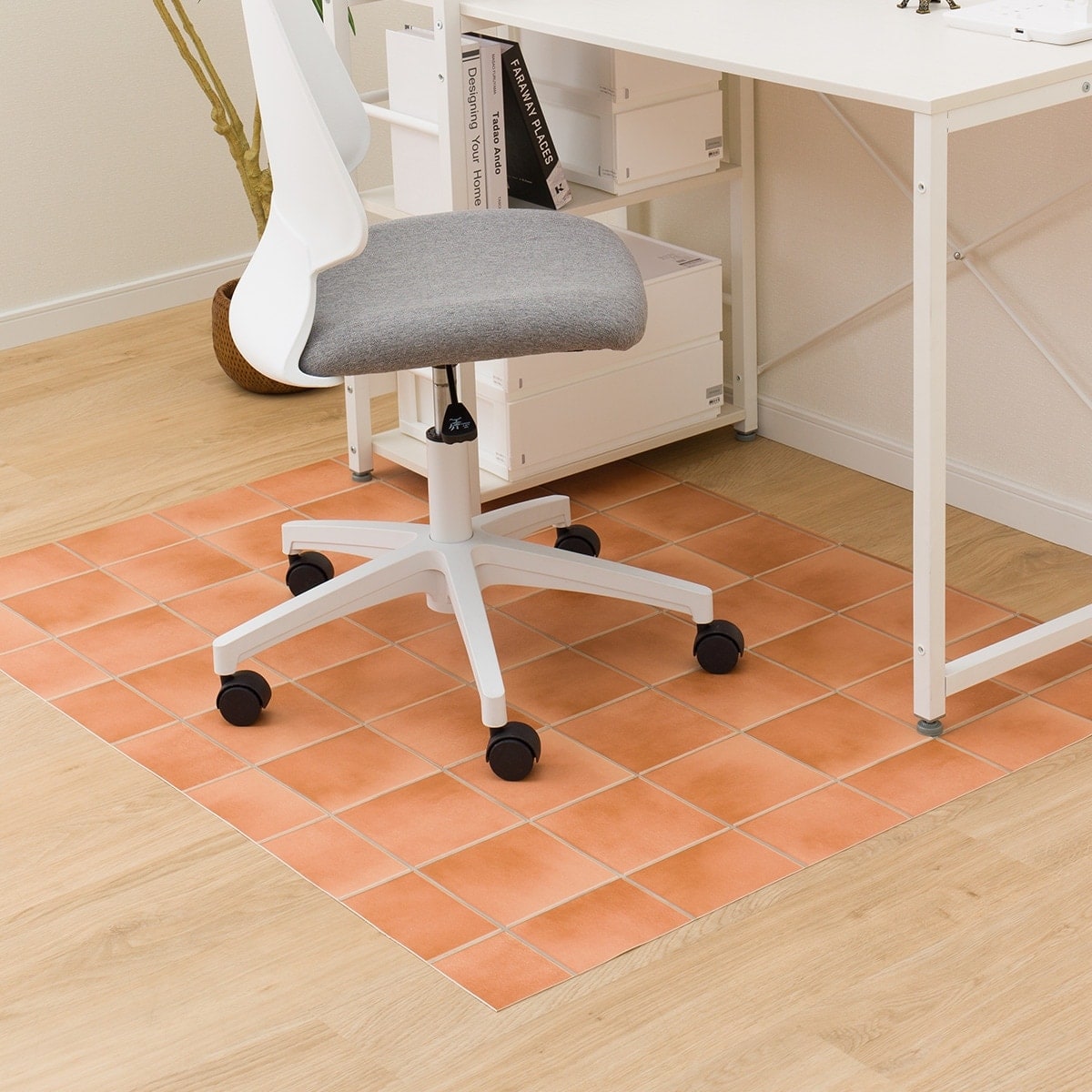 ニトリのチェアマット E-1072(100X130)【メーカー直送・】(ラグ・マット)