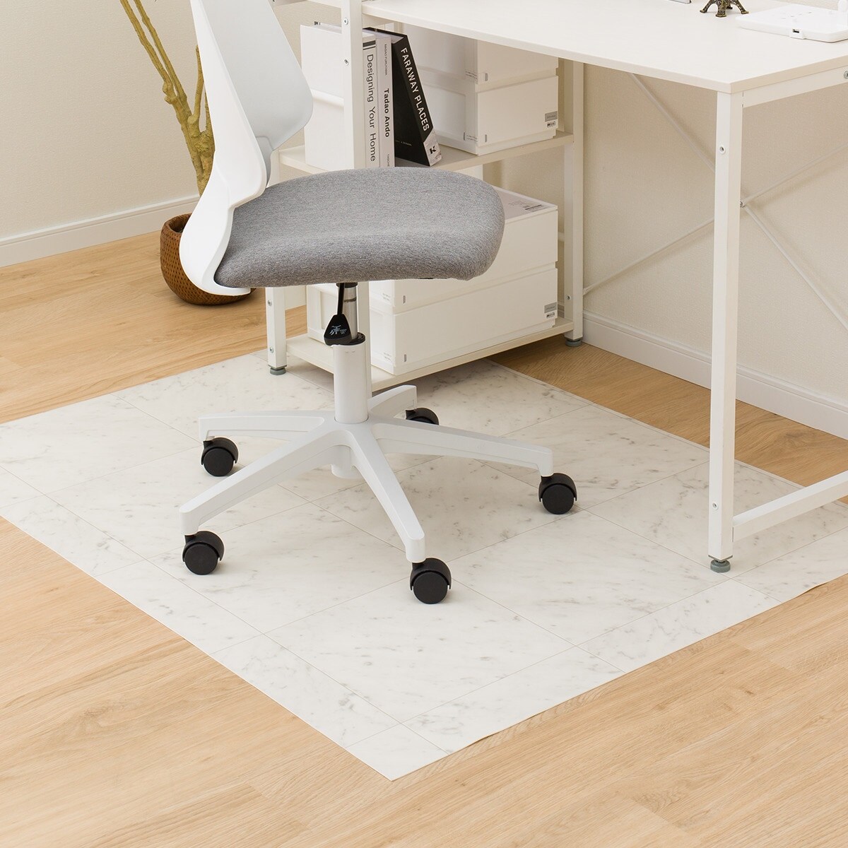 ニトリのチェアマット E-1057(100X130)【メーカー直送・】(ラグ・マット)