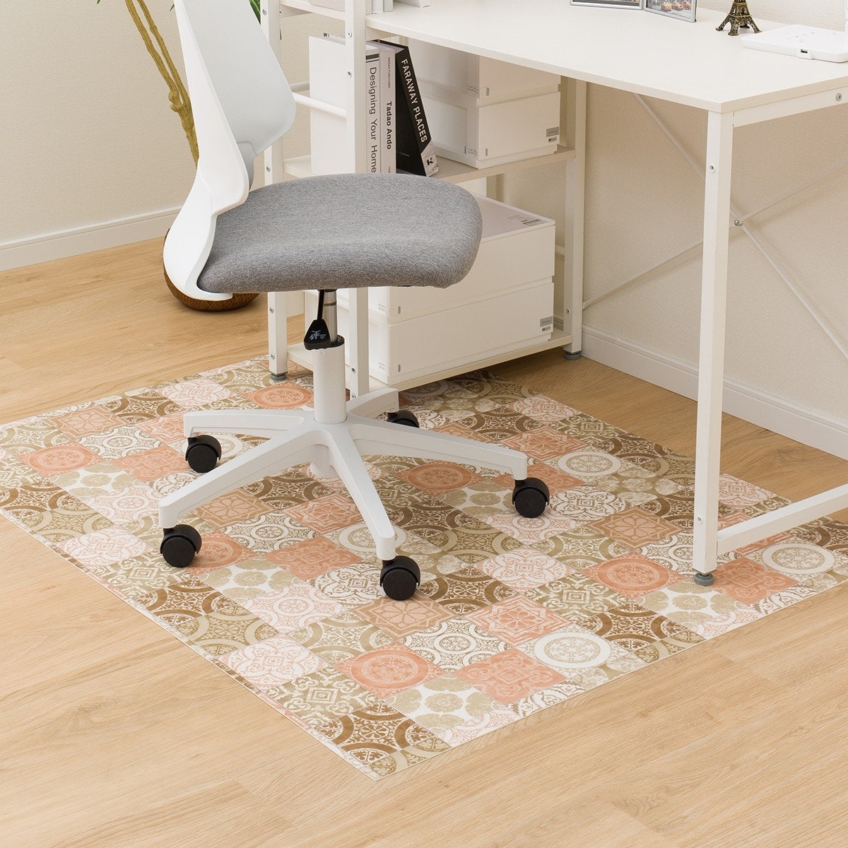 ニトリのチェアマット S-1416(100X130)【メーカー直送・】(ラグ・マット)