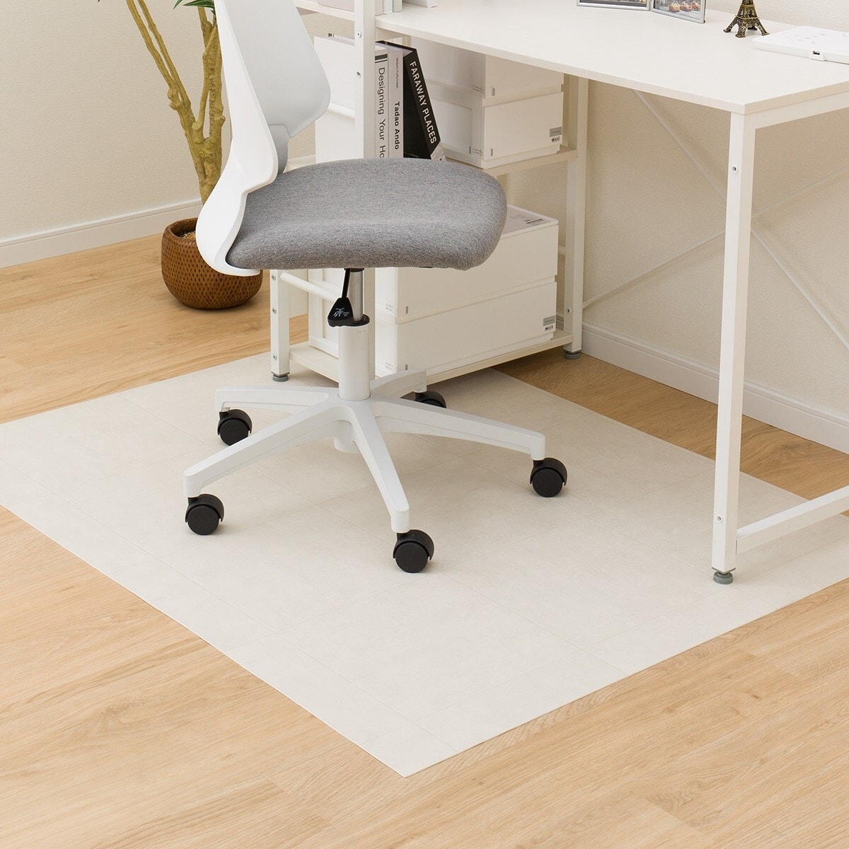 ニトリのチェアマット S-1405(100X130)【メーカー直送・】(ラグ・マット)