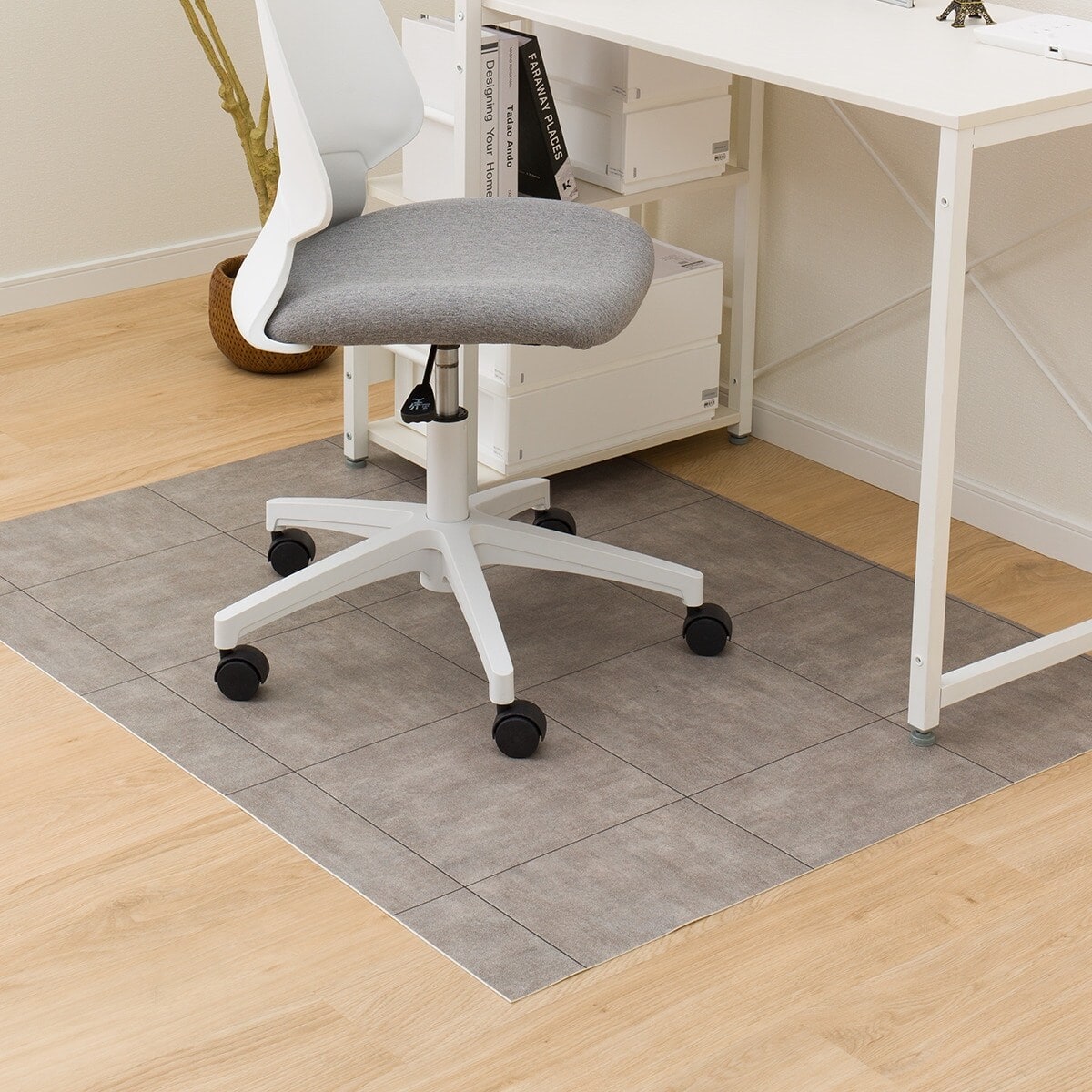 ニトリのチェアマット S-1406(100X130)【メーカー直送・】(ラグ・マット)