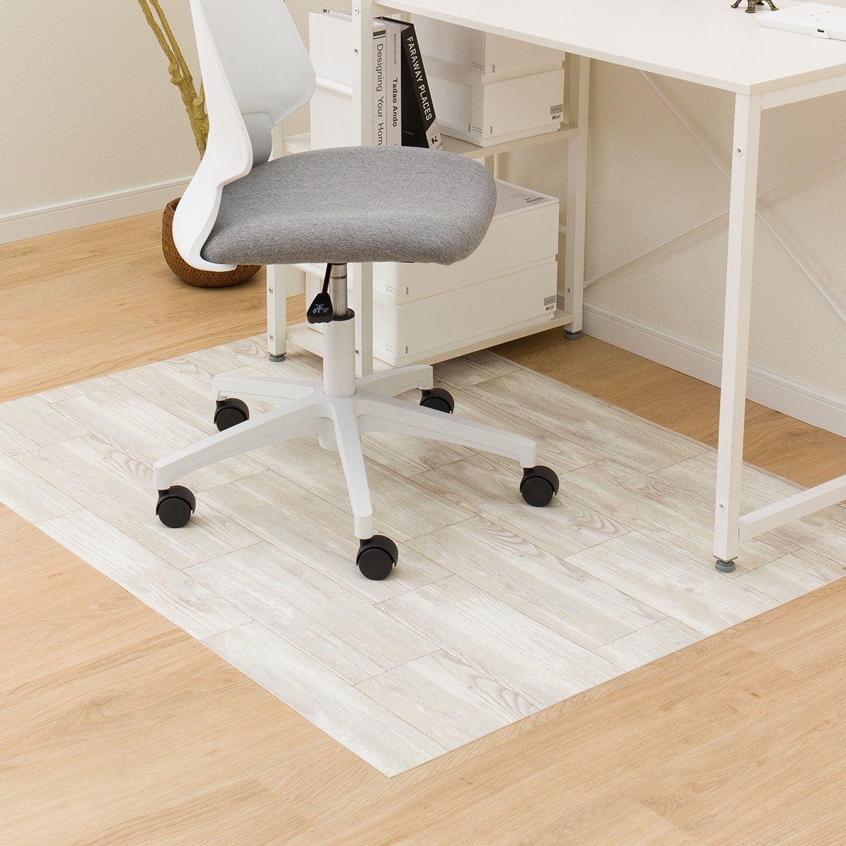 ニトリのチェアマット S-1427(100X130)【メーカー直送・】(ラグ・マット)