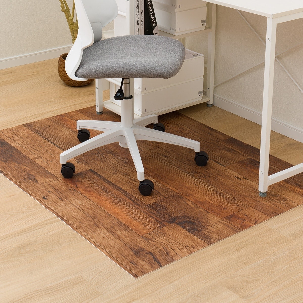 ニトリのチェアマット S-1426(100X130)【メーカー直送・】(ラグ・マット)