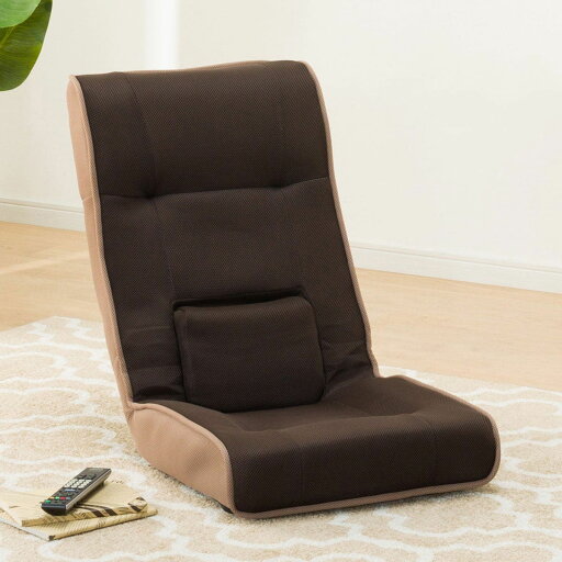 ニトリの[幅49cm] 通気性の良い 腰サポート座椅子(BR)   【1年保証】(チェア・椅子)