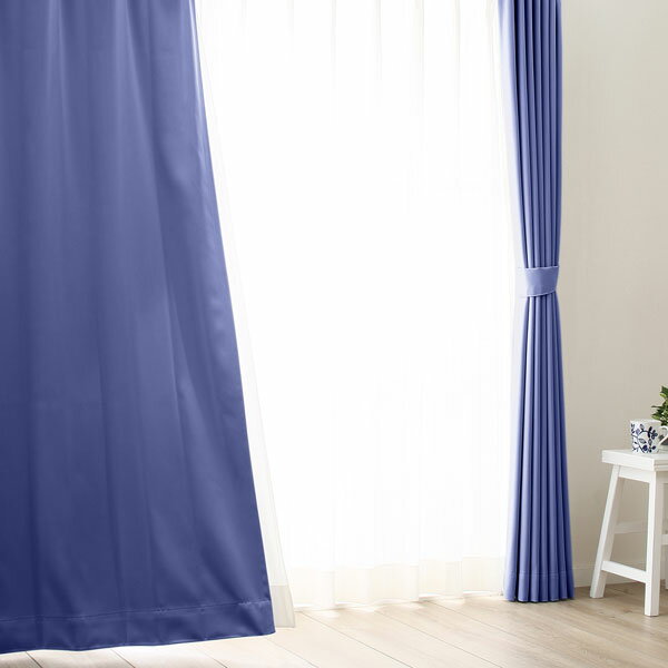 遮光1級・遮熱・防炎・156サイズ・44色カーテン ネイビー（KNV-2） 日本製 　メーカー直送・