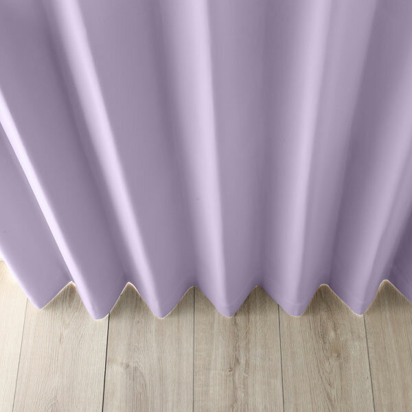 遮光1級・遮熱・防炎・156サイズ・44色カーテン パープル（KLA） 日本製 　メーカー直送・