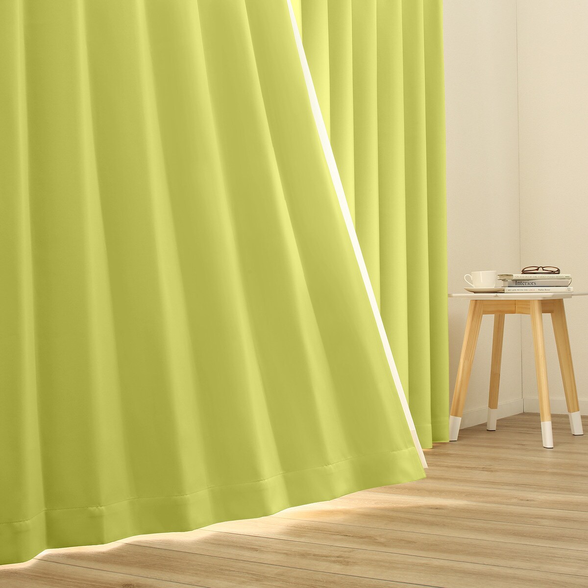 遮光1級・遮熱・防炎・156サイズ・44色カーテン グリーン（GN-12） 日本製 ニトリ　メーカー直送・送料無料