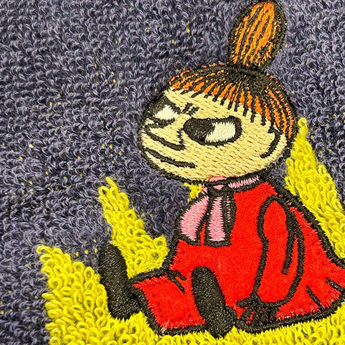 MOOMIN　ムーミンフェイスタオル (よるのおさんぽ) 34×80