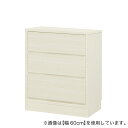 【幅1cm単位で選べる】木目柄が美しい薄型キャビネット 引き出し(幅58×高さ70cm 光沢仕様WW) ニトリ 【配送員設置商品】 【5年保証】(3)