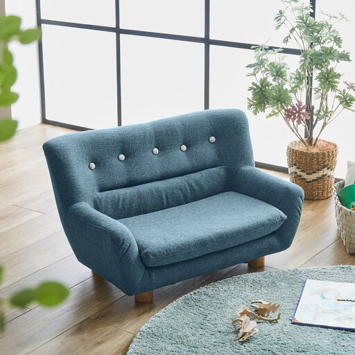 ニトリのお子様やペットにフィットするソファ(BL)(ソファ)