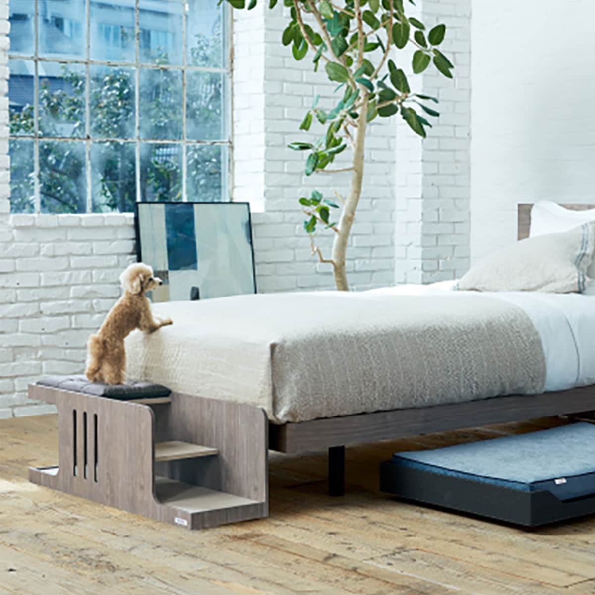 フランスペット　ペットステップベンチ  【配送員設置商品】 【5年保証】