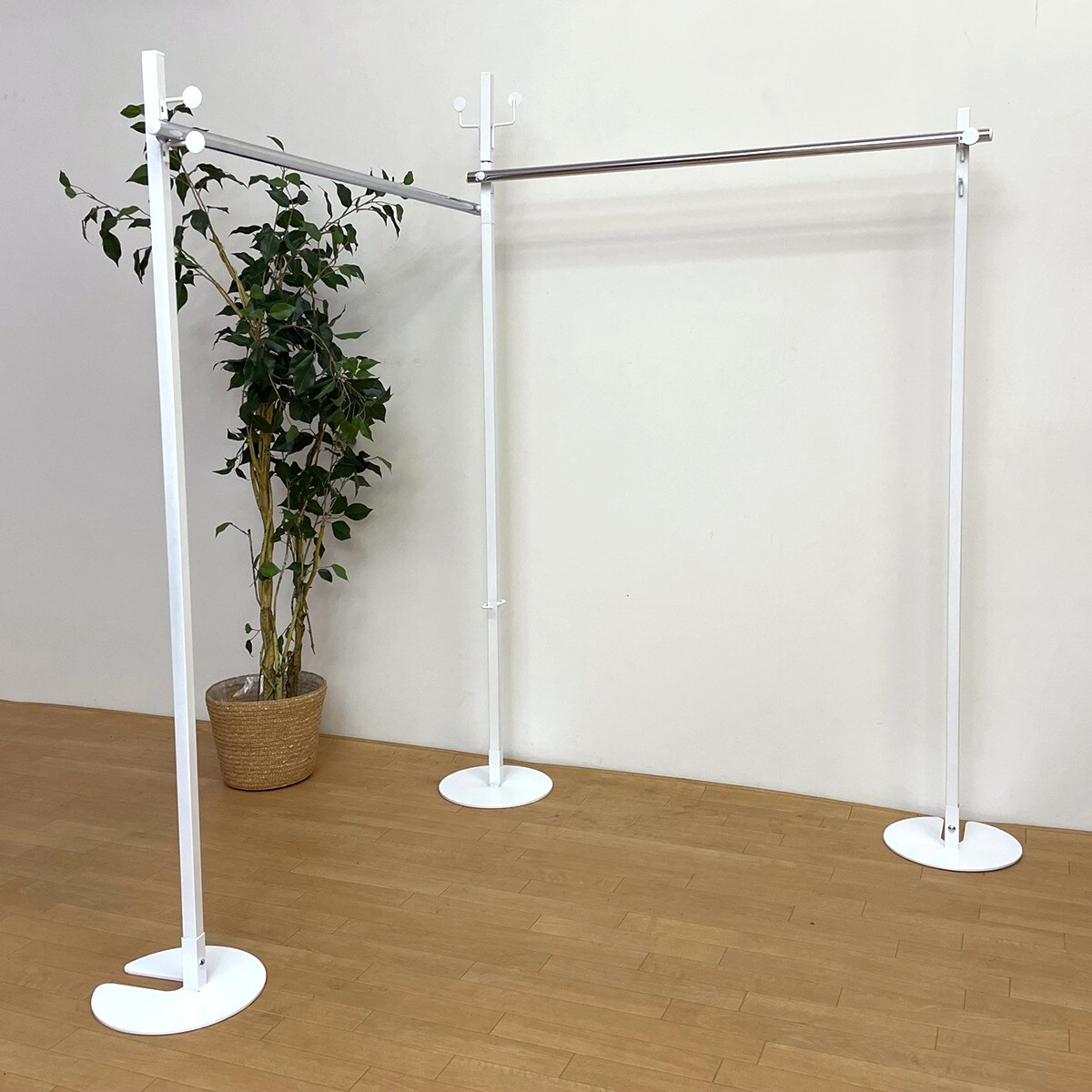 ポールハンガー兼用ダブルものほし 　メーカー直送・