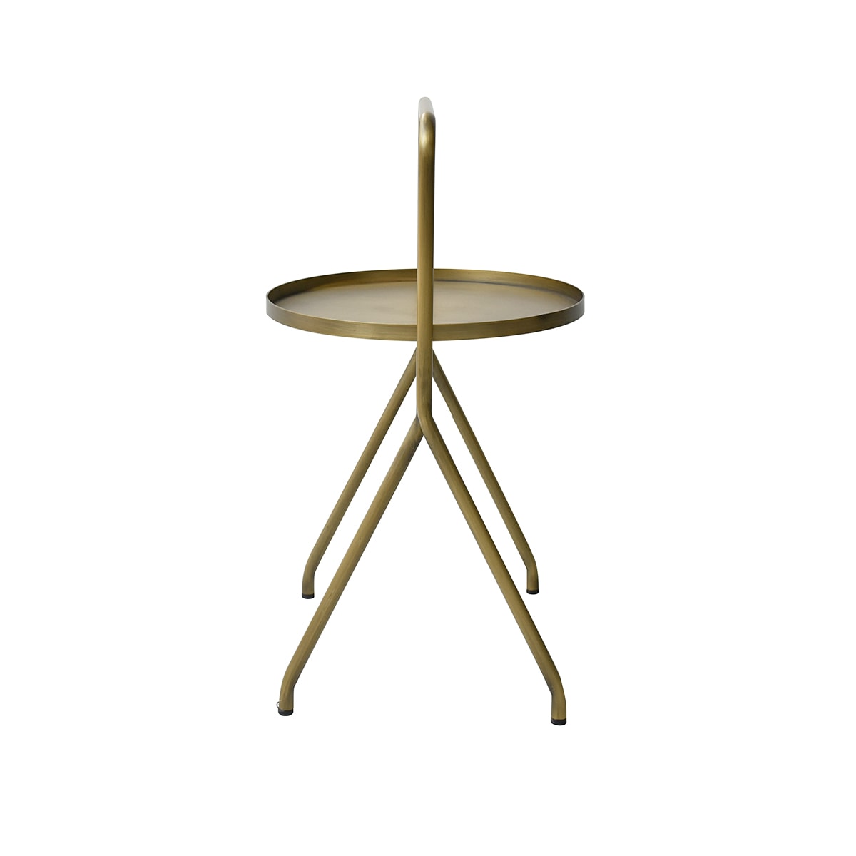 ゴールド色サイドテーブル 　メーカー直送・