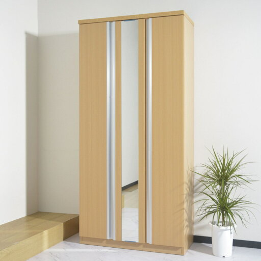 ニトリのアルミハンドルシューズボックス85H (NA)  【配送員設置商品】 【5年保証】(リビング収納)