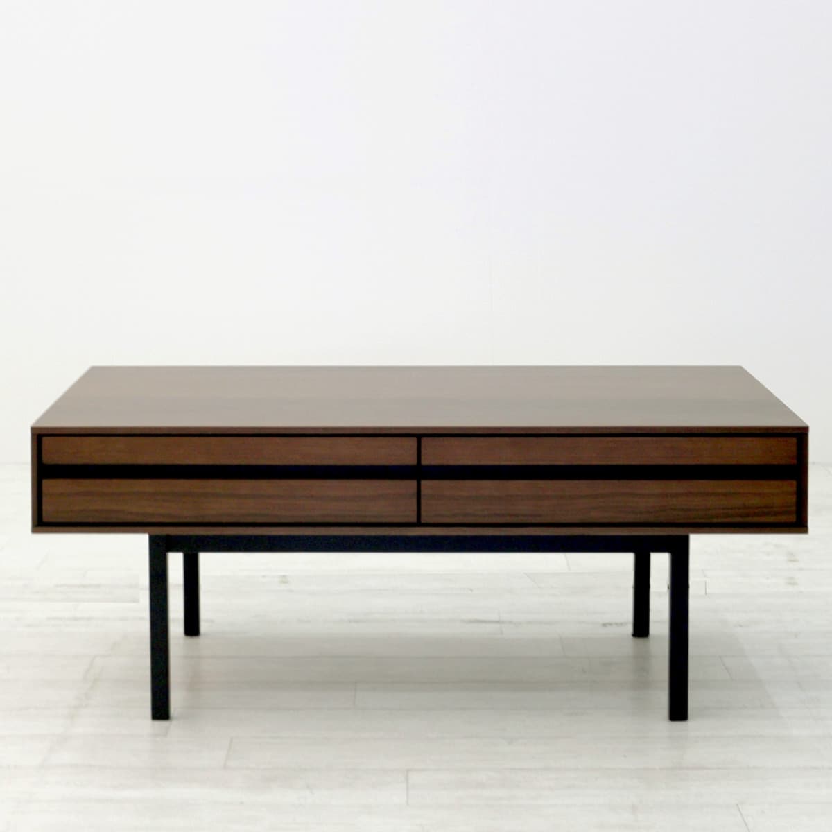 シンプルセンターテーブル100 (WAL)  【配送員設置商品】 【5年保証】