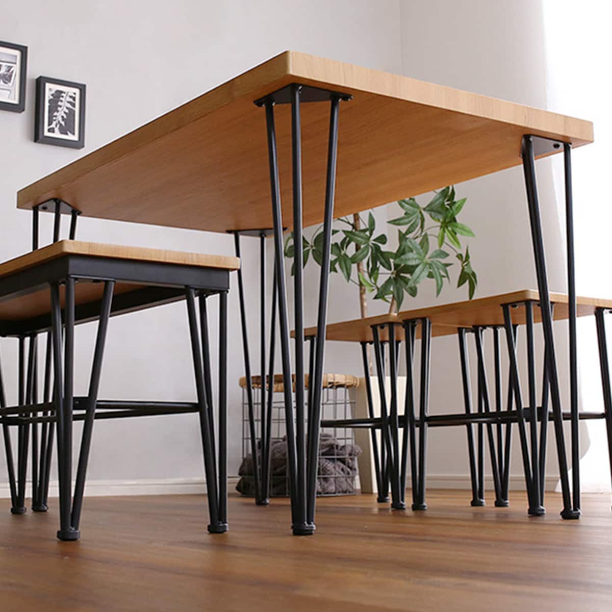 ヴィンテージ ダイニングテーブル4点セット （SBO） 　メーカー直送・