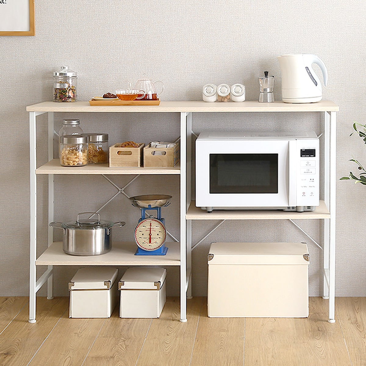 さわやかなごみ箱上キッチンカウンター （幅120cm　WOK）  【メーカー直送・】