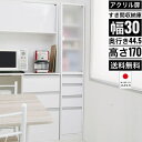 扉付き隙間収納 (幅30cm) ニトリ メーカー直送・送料無料