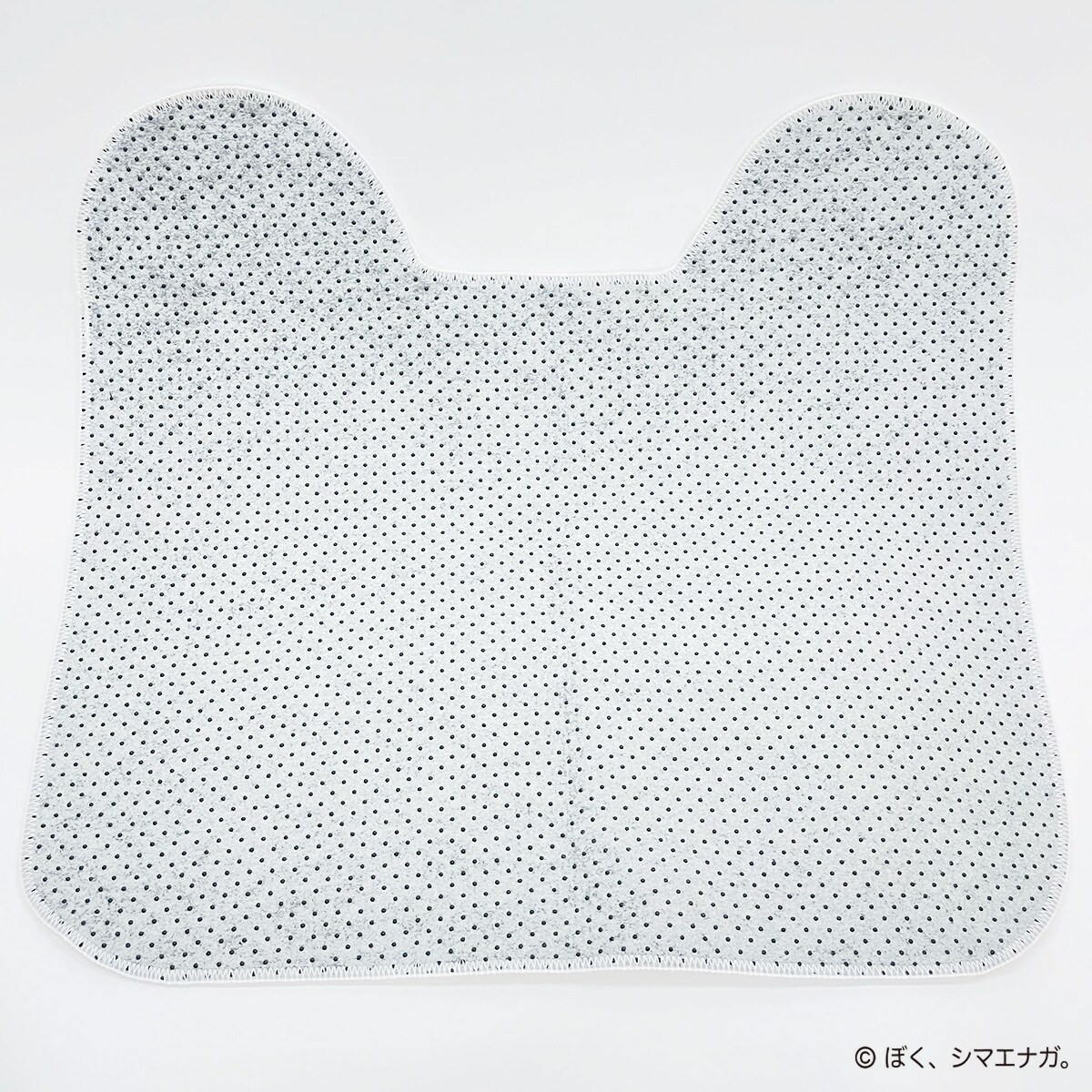 ぼく、シマエナガ。監修　トイレマット(ホワイト)