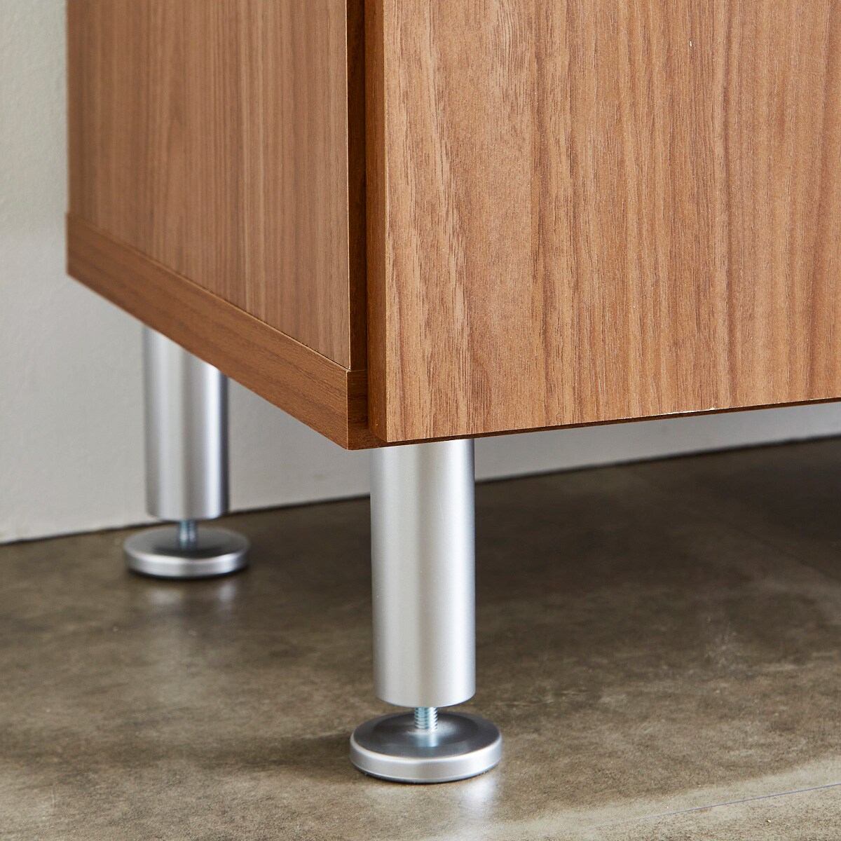 シューズボックスリアル板戸中姿見(75)　　 【配送員設置商品】