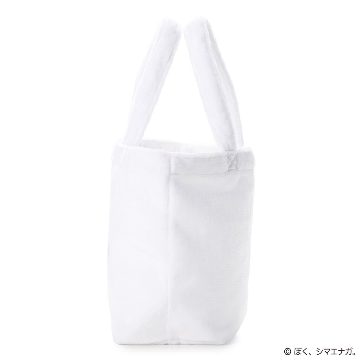 ぼく、シマエナガ。 ランチトート(ホワイト)
