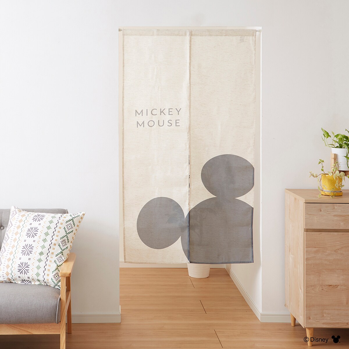 ミッキーマウス のれん 韓国風